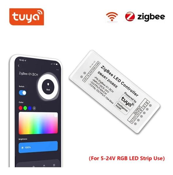 Imagem de Controlador Fita Led Zigbee 4 Vias Rgb