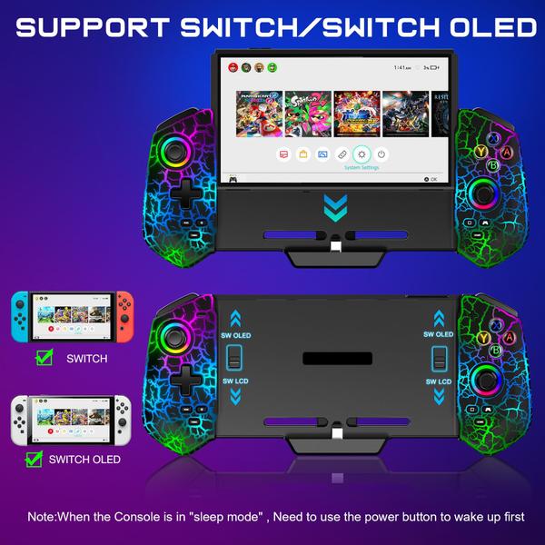 Imagem de Controlador Nintendo Switch NinjaPlusoX com joystick Hall