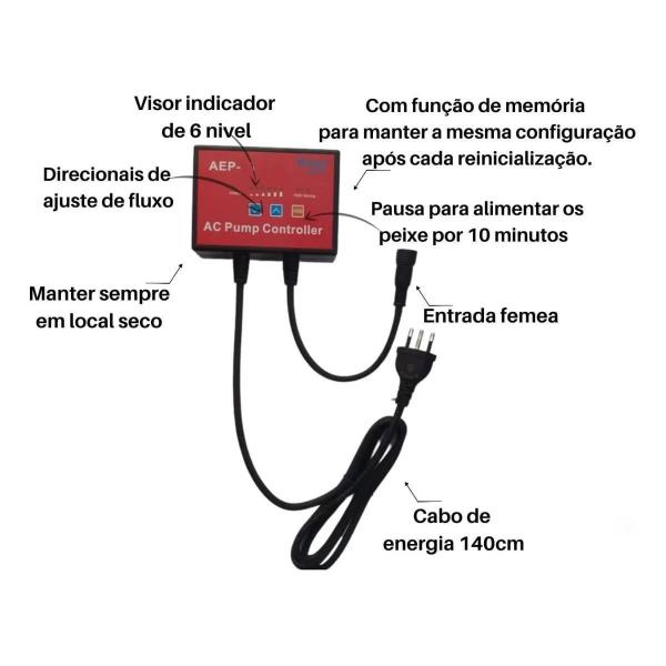 Imagem de Controlador Para Bombas Hsbao Aep 4000 127V