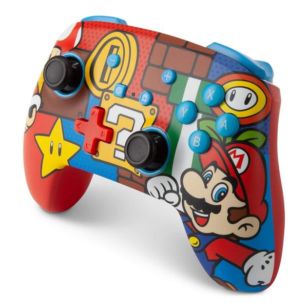 Imagem de Controlador Sem Fio Melhorado PowerA para Nintendo Switch - Mario Pop