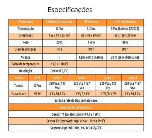 Imagem de Controlador Smart Pool Mtz1355+smart Connect Tholz+fonte 40w