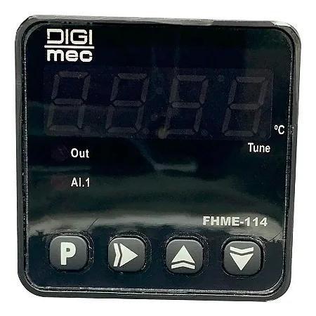 Imagem de Controlador temp fhmm 114 24/240 v saida reledisplay duplo digimec