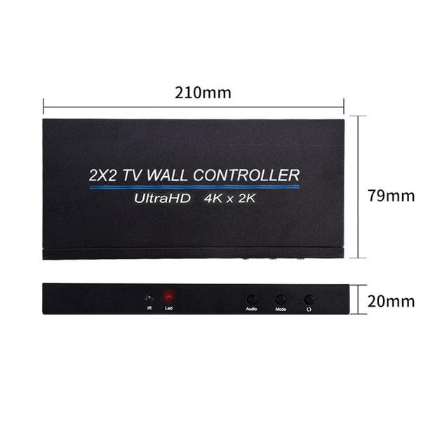 Imagem de Controlador Video Wall 2 x 2 Tv Painel 4k 60Hz