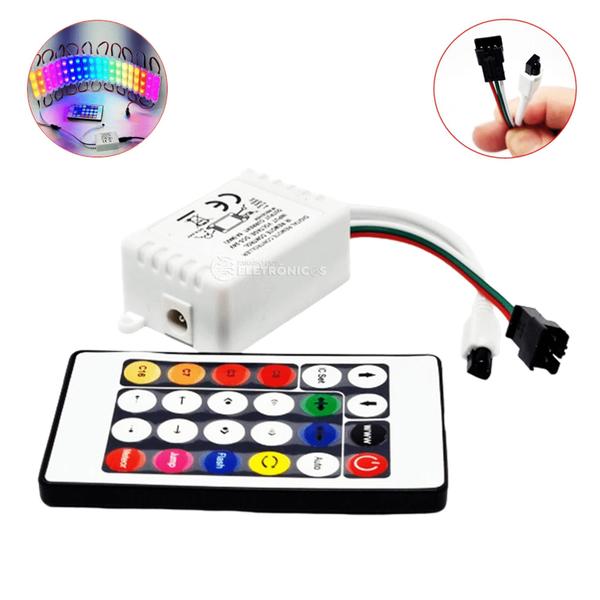 Imagem de Controladora De Intensidade Ensor Controle 24 Botões Controla Led Rgb TB1630