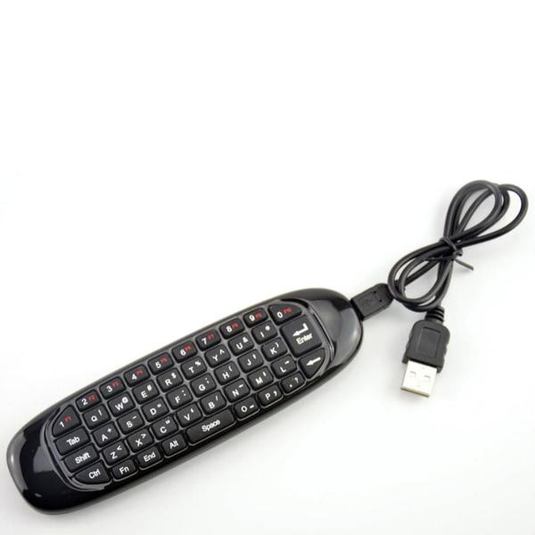 Imagem de Controle Air Mouse Recarregável Teclado Para Smart Tv Pc