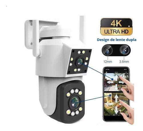 Imagem de Controle Ajustável: Câmera de Vigilância com Rotação Horizontal e Vertical Personalizável