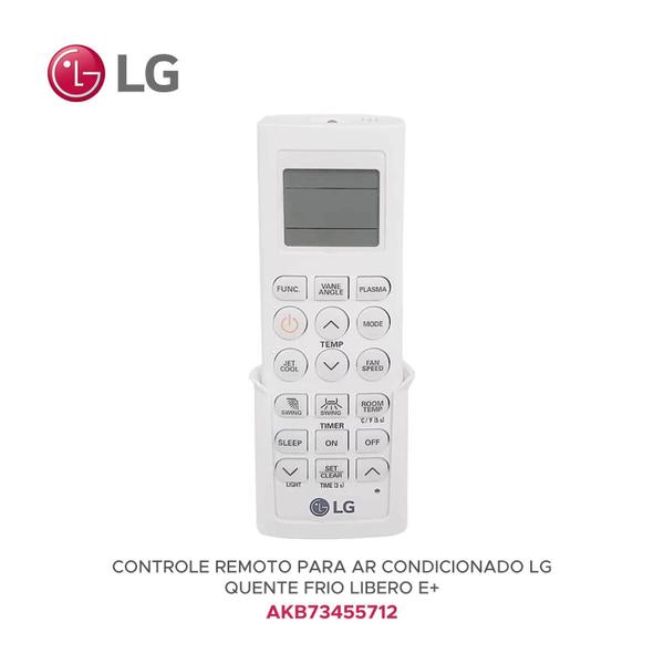 Imagem de Controle Ar LG AKB73455712 substitui 5304 Quente Frio 