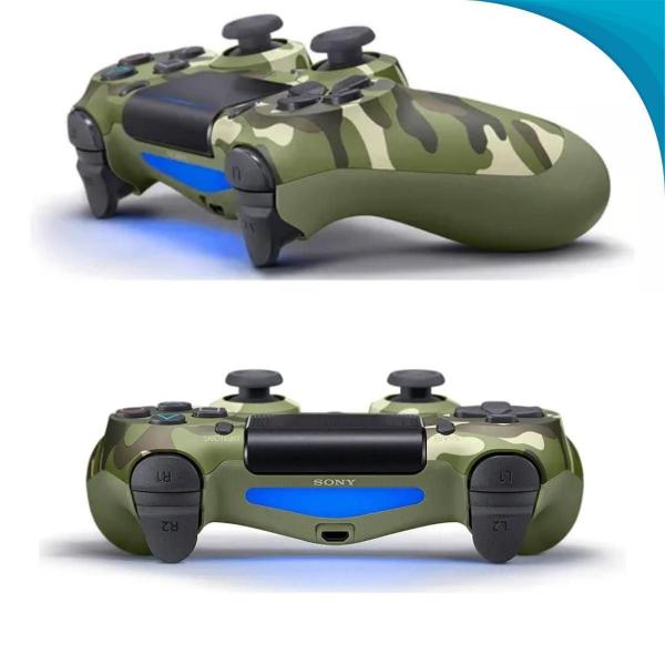 Imagem de Controle Camuflado Analógico Recarregável Videogame E