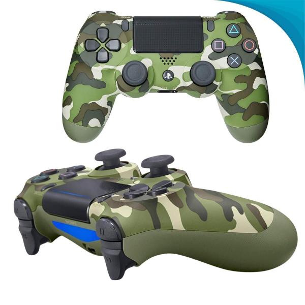 Imagem de Controle Camuflado Analógico Recarregável Videogame E