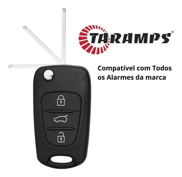 Imagem de Controle Chave Canivete Tr4 Lamina Compatível Alarme Taramps