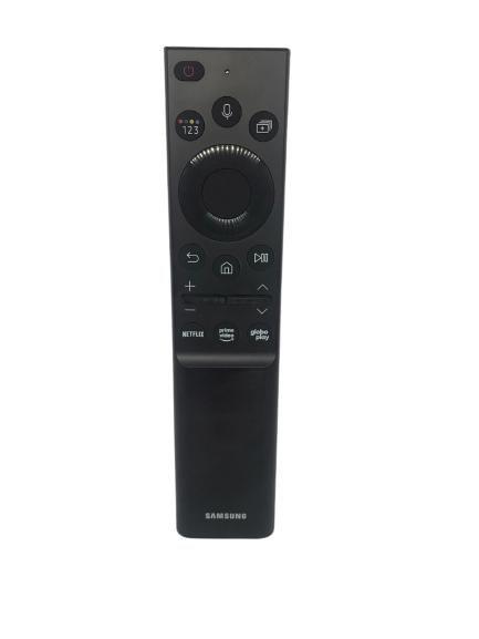 Imagem de Controle com Carregamento Solar para Tv Remoto Samsung Original Serie Au7700 E Au8000 BN59-01357E modelo UN65AU8000GXZD