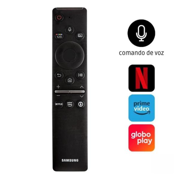 Imagem de Controle com comando de voz Remoto Samsung Smart Tv Uhd 4k Original código BN59-01329D QN75Q80TAGXZD