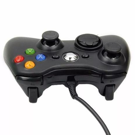 Imagem de Controle Com Fio compativel para Xbox 360 Pc Computador 2 metros Cabo USB X-box Notebook marca j.x