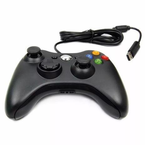 Imagem de Controle Com Fio compativel para  Xbox 360 Pc Computador 2 metros Cabo USB X-box Notebook marca j.x