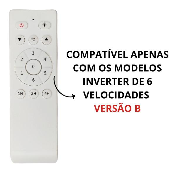 Imagem de Controle Com Receptor P/ Ventilador De Teto Ventisol Bivolt