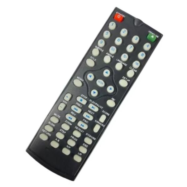 Controle Compatível Com Dvd Lenoxx Rc 201 Dv 441 Black 2 - Sky Imagem de Controle Compatível Com Dvd Lenoxx Rc 201 Dv 441 Black 2