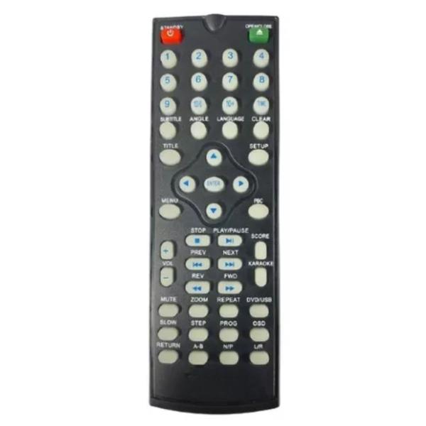 Controle Compatível Com Dvd Lenoxx Rc 201 Dv 441 Black 2 - Sky Imagem de Controle Compatível Com Dvd Lenoxx Rc 201 Dv 441 Black 2