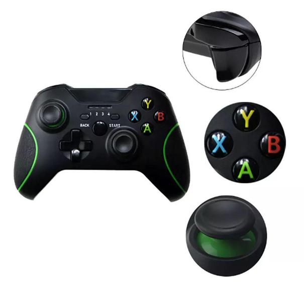 Imagem de Controle Compativel com X Box One S/ Fio Manete Videogame Pc Wireless - Altomex