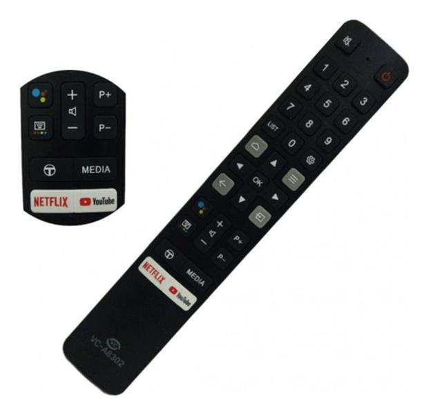 Imagem de Controle Compatível Smart Tv Semp TCL Tcl Vca8302