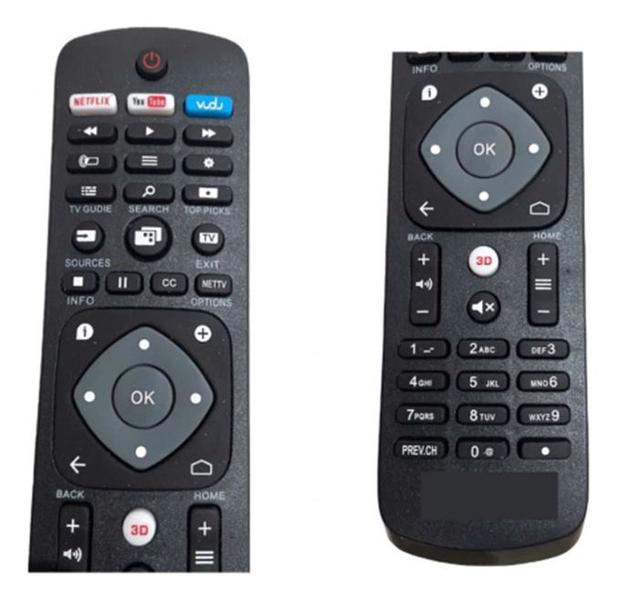 Imagem de Controle Compatível Tv Philips Smart 4k 32pfl3007d/78