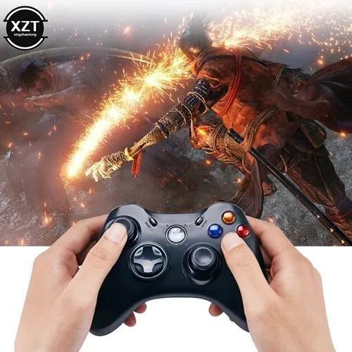 Imagem de Controle Compativel Xbox 360 Pc Notebook Celular Com Fio Joystick