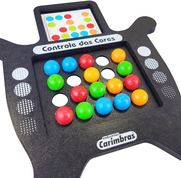 Imagem de Controle Das Cores Brinquedo Educativo Tabuleiro Com Esferas