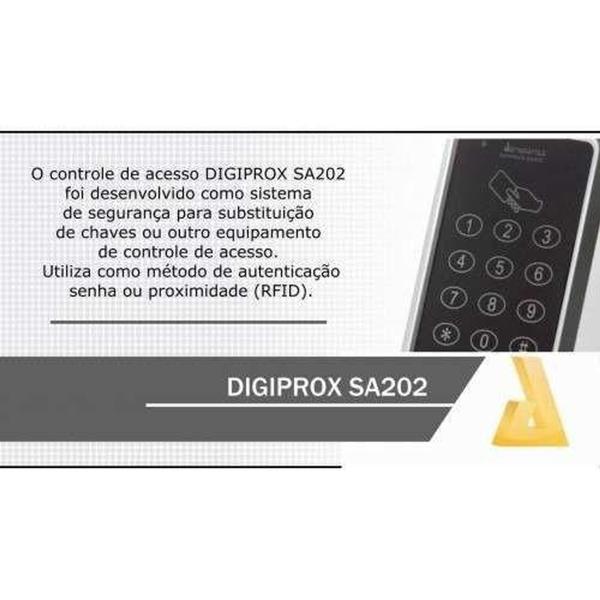 Imagem de Controle De Acesso Automatiza Digiprox Sa202 Senha E Cartão - Intelbras