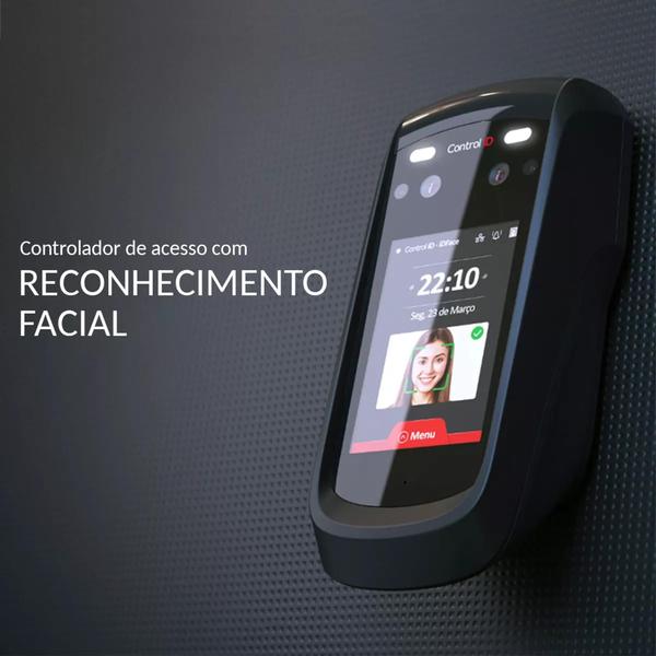 Imagem de Controle De Acesso Facial Id Face Controlid 10K Faces Sip El 4255