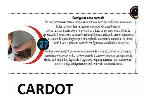 Imagem de Controle de start stop presença cardot modelo a 3 teclas