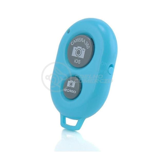 Controle Disparador de Fotos Remoto Bluetooth Shutter Selfie Celular Android Ios - Azul - Smart Bracelet Imagem de Controle Disparador de Fotos Remoto Bluetooth Shutter Selfie Celular Android Ios - Azul