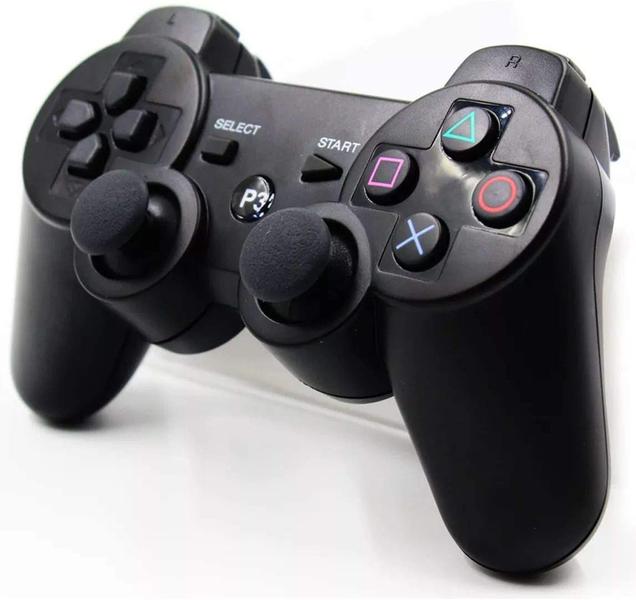 Imagem de Controle Doubleshock  compatível com Ps3 Sem Fio Bluetooth Wireless Usb