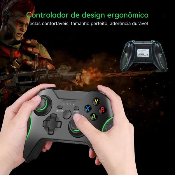 Imagem de Controle Game Pad Sem Fio Compativel Xbox One Series S e X Pc, Notebook