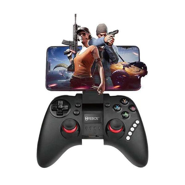 Imagem de Controle Gamer com Suporte para Celular e  Botoões Multimídia Bluetooth