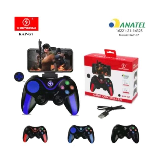 Imagem de Controle Gamer Joystick Bluetooth Para Celular/ PC/ Video Game/Tablet/ Ipad - Kap Bom - Kap-Bom - Ka