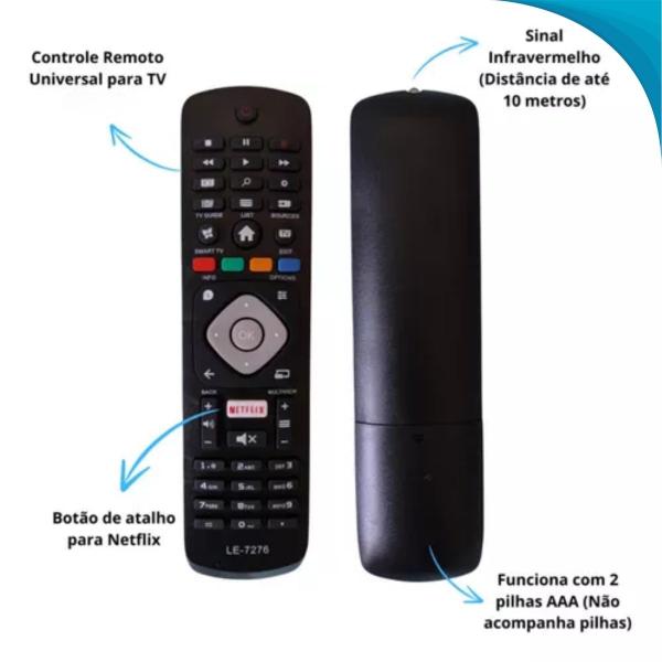 Imagem de Controle LE 7412 Inteligente Premium Para Sua Casa Moderno E Compacto 