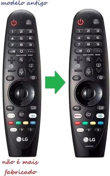 Imagem de Controle magic original lg mr20ga com pilhas tv 43un7300psc 49un7300psc 50un7310psc 50un8000psb 50un8000psd 55un7100psa 55un7310psc