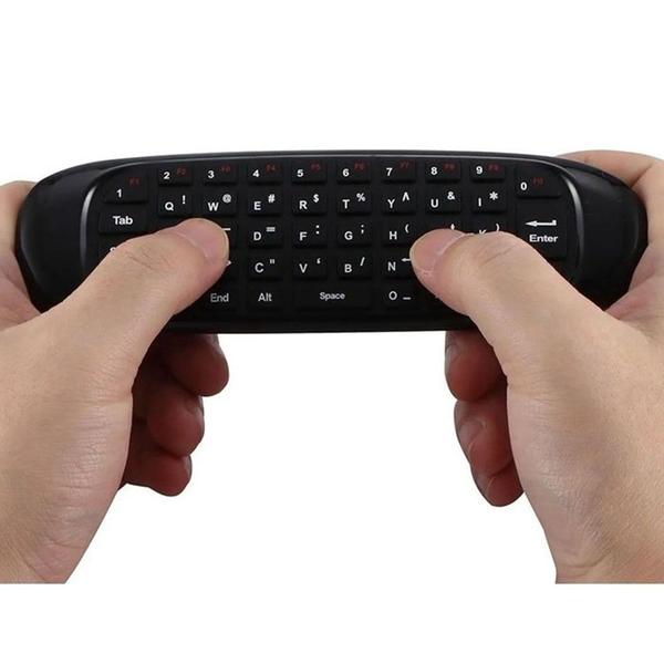 Imagem de Controle Mini Teclado Air Mouse Recarregável