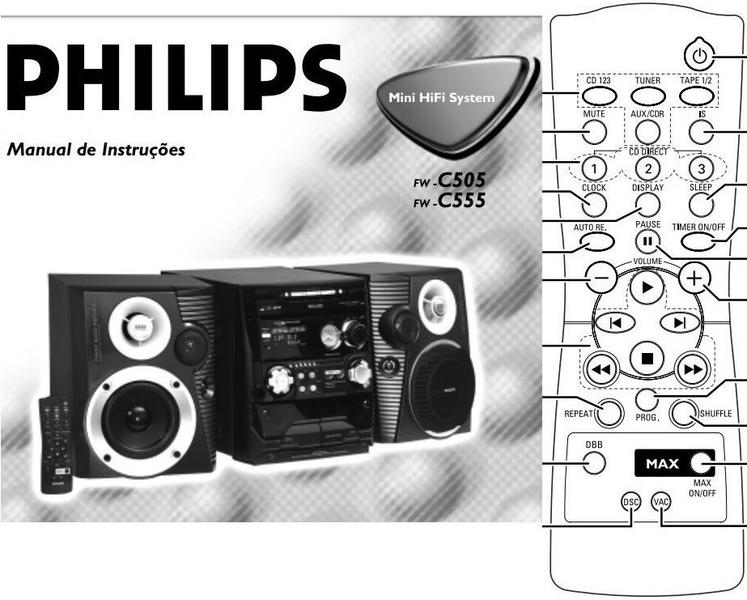 Imagem de Controle original philips c555 fwc555 fw-c555 fwc-555 fw-c555/19 c570 fwc570 fw-c570 fwc-570 fw-c570/19