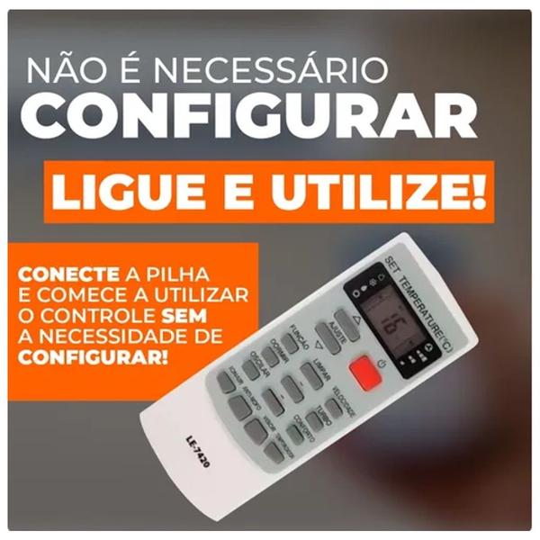 Imagem de Controle P/ Ar Condicionado Split Elgin Ecoplus Ykr-h/002e