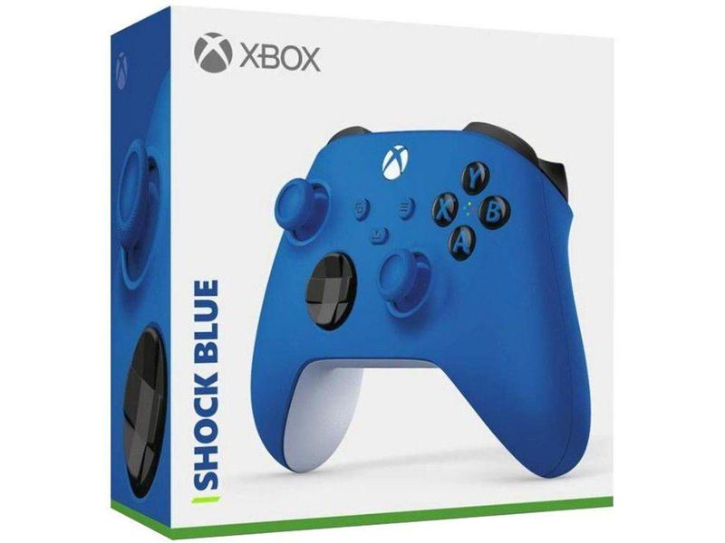 Imagem de Controle para PC Xbox One e Series XS sem Fio - Shock Blue Microsoft Azul