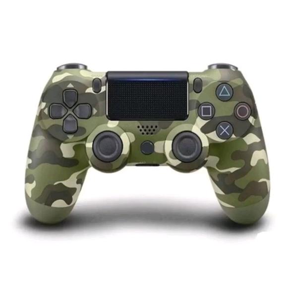 Imagem de Controle Para Ps4/PC Camuflado Sem Fio verde Altomex Controle Compatível para Ps4 Camuflado Altomex