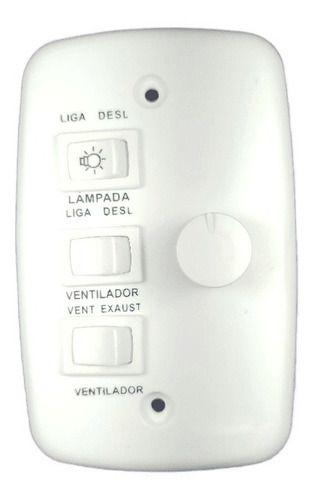 Imagem de Controle Para Ventilador De Teto 4x2 Bivolt 110v 220v 1 Lâmpada