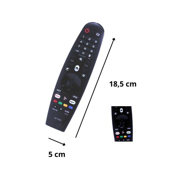 Imagem de Controle Rem P Tv Smart Univ Magic 7700 Usb Netflix Amazon