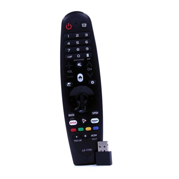 Imagem de Controle Rem P Tv Smart Univ Magic 7700 Usb Netflix Amazon