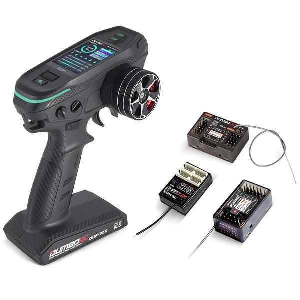 Imagem de Controle Remoto 2.4G 10CH com LCD Digital FHSS - Para Carros, Barcos e Tanques RC