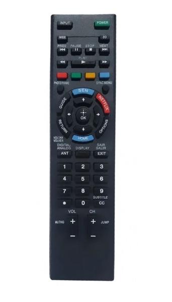 Imagem de Controle Remoto 7009 P/ Smart Tv Sony W705a Kdl-46w705a Kdl-50w705a Yd099 Com Botão 3d E Netflix