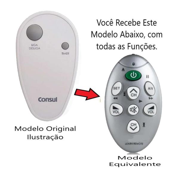 Imagem de Controle remoto ar condicionado consul ccc07d rm-l7