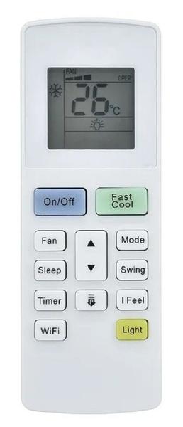 Imagem de Controle remoto ar condicionado Split Cassete Piso Teto Gree YAW1F9