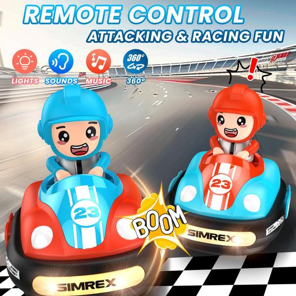 Imagem de Controle remoto Bumper Car SIMREX para crianças com luz e música