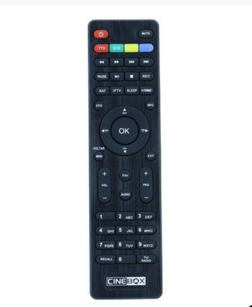 Imagem de Controle Remoto Cine Fantasia Box Universal + Pilhas